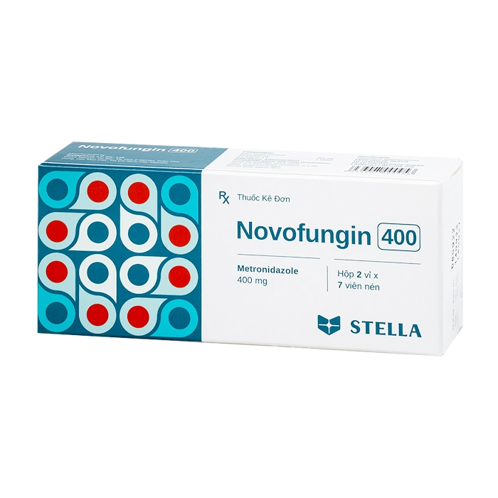 Novofungin 400mg Stella 2 vỉ x 7 viên – Điều trị nhiễm động vật nguyên sinh
