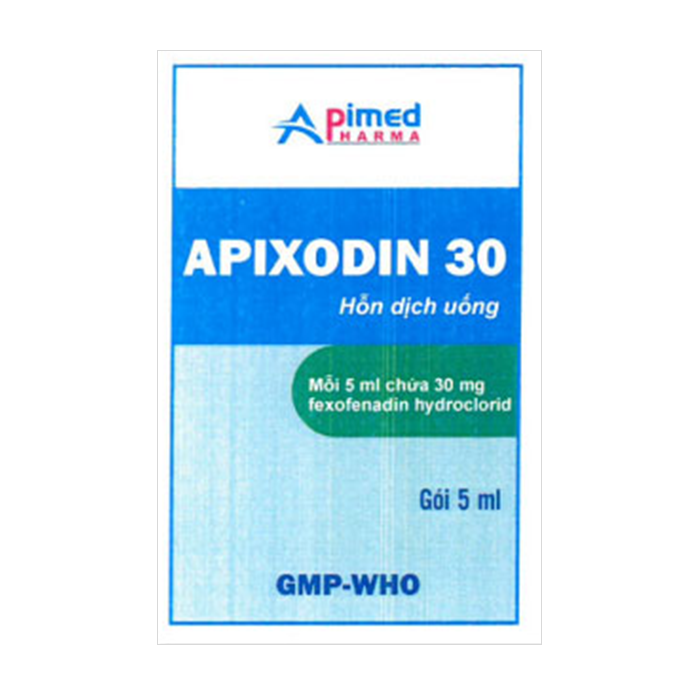 Apixodin 30mg Apimed 20 gói x 5ml