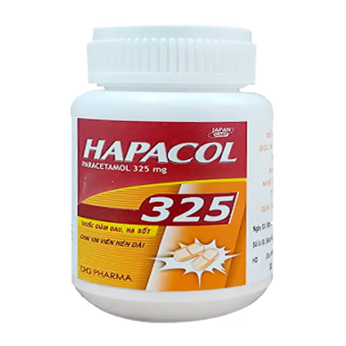 Hapacol 325mg DHG Pharma 100 viên – Điều trị giảm đau, hạ sốt